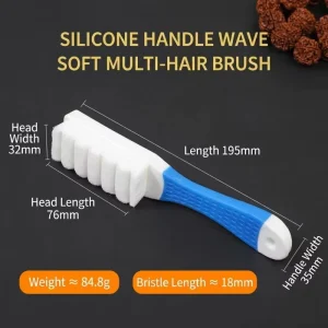 Gentle Fabric & Shoe Brush Ultra Soft Bristles for Delicate Clothing Suede and Sneakers Deep Cleaning Without Damage
