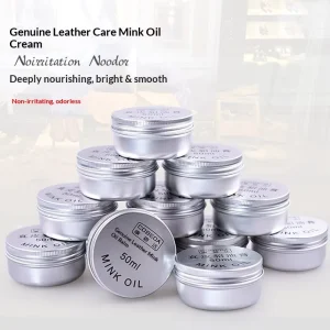 Genuine Leather Mink Oil Care Ointment Anti Fouling Shoe Polish for Cleaning Nourishing Polishing