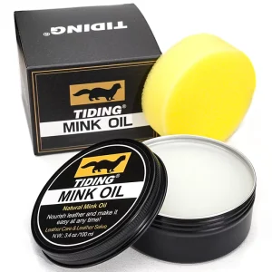 Genuine Leather Mink Oil for Leather Care Balm for Jackets Sofas Shoes Leather Product Goods Care Oil