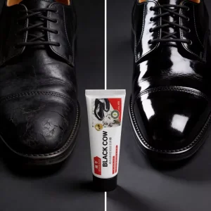 Glossy Bright Bottle 70G Black Bull Sheep Oil Leather Beauty Cream