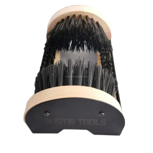 Good Quality Wooden Shoe Cleaner & Boot Brush with Scraper