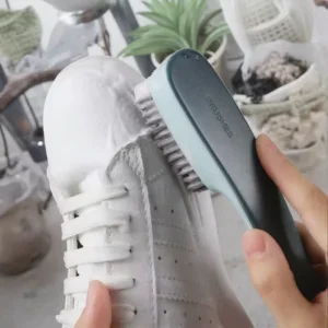 Grip Easy Eco Friendly Soft Microfiber Bristle Precise Cleaning Shoe Brush PP Material Multi Color