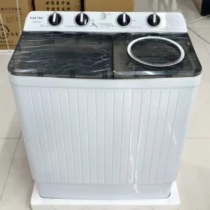 H 10kg Household Semi automatic Twin Tub Washing Machine Double Bucket Clothes Washer for Home Use with Wash and Dehydration