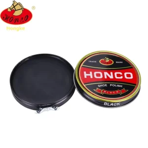 HONGKE HY-69 Waterproof Stain Resistant Nourish Solid Shoe Polish for Leather Shoes Maintenance Unisex All Seasons Black Color