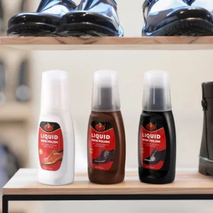 HY 85 New Design Liquid Wax Shoe Polish Quick Shine for Women’s All Seasons Leather Shoes 75ml 3 Year Warranty