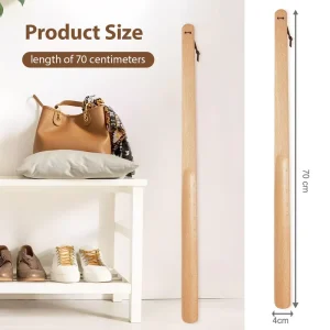 Heavy Duty 70cm Long Strong Shoe Horn Extra Strong Shoehorn for Boots and Sneakers