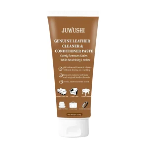Heavy Duty Genuine Leather Cleaning Paste Removes Dirt Body Oils Conditions with Lanolin Beeswax for Lasting Shine 150g