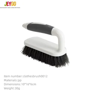 Heavy Duty Nylon Bristle Cleaning Brush Ergonomic Plastic Handle Clothes Cleaning Brush Bathroom Kitchen Scrubbing Brush