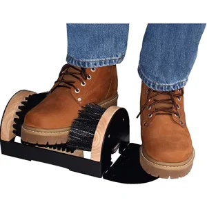 Heavy Duty Outdoor Shoe Brush and Boot Scrubber Nylon Hair Cleaning for Mud Dirt Snow Boot Scraper