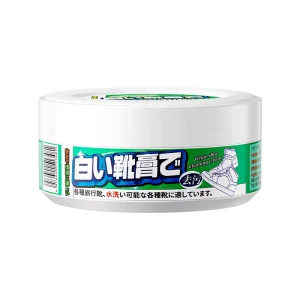 Heavy-Duty White Sneaker Cleaning Cream Tackles Tough Stains Works on Fabric Synthetic Shoes