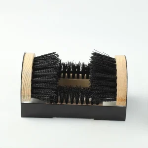 Heavy Duty Wooden Boot Scrubber 4 Sided Shoe Brush Cleaner for Mud Dirt Removal