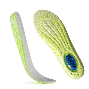 Height Increase High Elastic PU with Particle Zoom Shock Absorption Heel Protection Pain Release Insoles