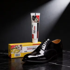 High Coverage Paste Black Bull Shoe Polish Tube One Time Coating Meet Polishing Demand