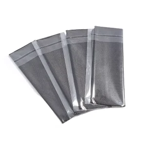 High Fiber Microfiber Cloth for Glasses Customized Black Color Wrap with Logo