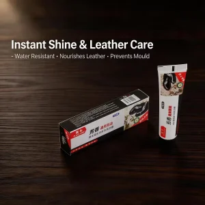High Gloss Quick Bright Shoe Polish Tube Long Lasting Leather Surface Renovation Cream
