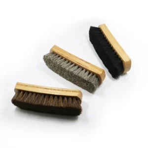 High Performance Horsehair Shoe Brush Natural Horsehair SH 0058 for Shoe Care