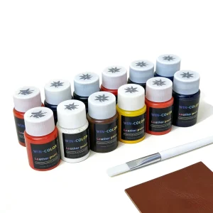 High Quality 12 Colors Water Based Acrylic Leather Paint 29.5ml Non Toxic Ink Sneaker Paint for Leather Shoes Repair