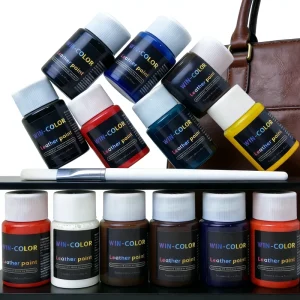 High Quality 12 Colors Water Based Acrylic Leather Paint Non Toxic Ink Sneaker Paint for Leather Shoes Repair