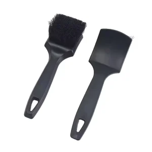 High Quality Auto Care Multi Function Cleaning Brush Hard Bristle Wheel Hub Tire Detailing Steel Rim Foot Pad Fabric Car Wash