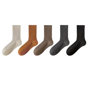 High Quality Cotton Material Deodorant Men Business Socks
