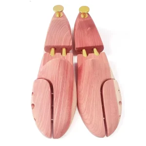 High Quality Customized logo Shoe Stretcher Adjust Shoe Trees Twin Tube Adjustable Cedar Wooden Boots Shoe Trees