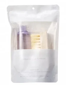 High Quality Professional Sneaker Cleaning Kit 4oz Cleaner Brush 2 Piece Multi Functional Shoe Care Set ISO9001