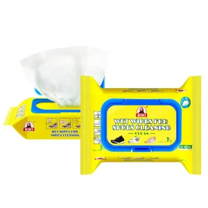 High Quality Quick Shoe Clean Wet Wipes 30Counts Biaoqi Shoe Care Kits Price
