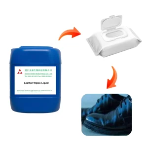 High Quality Shoe Liquid Leather Cleaner Polish Liquid Leather Wipes Raw Material for Leather Care Wet Wipes Production Line