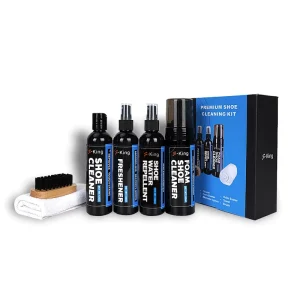 High Quality Sneaker Boots Cleaner Foam Liquid Set With Brush Liquid Shoe Care Kit
