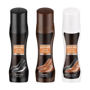 High-grade Waterproof Liquid Leather Care Shoe Polish Enriched Brazilian Carnauba Wax Portable Design Environmental Materials