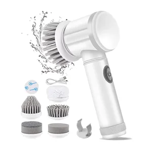Home Multi-Functional Kitchen Bathroom Wireless Electric Cleaning Brush Handheld Toilet Tool for Dead Corner Bowl Shoe Cleaning