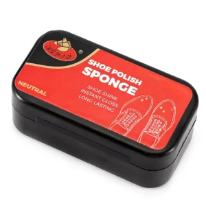 Honco OEM Logo Mini Disposable Hotel Travel Shoe Polish Set with Leather Care Sponge Anti-Mildew for Men