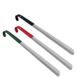 Hook Long Handle Custom Logo Durable Colorful Plastic Shoehorn Shoe Horn