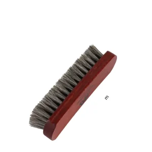 Horse Hair Bristle Leather Boot Shoes Buffing Brush with Wooden Handle Eco friendly