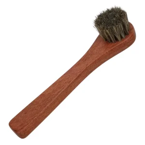 Horsehair Shine Shoes Brush Shoe Polish Dauber Applicators Cleaning Leather Shoes Boots Care Brushes