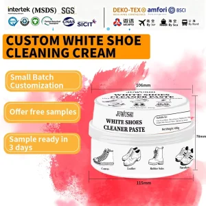 Household Cleaner Paste Removes Stains From Mesh PU Leather Rubber Soles Optical Brightener Formula 450g