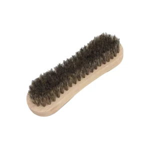 Household Cleaning Tools Double Sided Shoe Brush Soft Horsehair Bristles Shoe Cleaning Brush