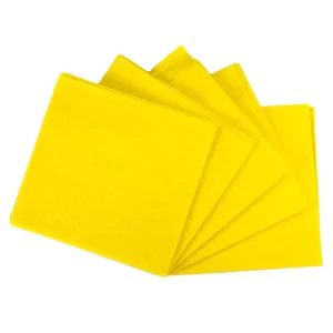 Household Cleaning Use Nonwoven Fabric Multi purpose Super Absorbent Yellow Cleaning Cloth Yellow Cloth