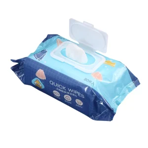 Household Disposable Wet Sneaker Cleaning Wipes Bigger and Thicker Quick Cleaning Unscented 15x20cm Stain Remover 80count