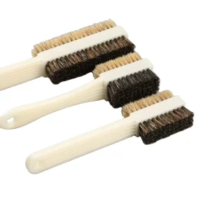Household Double Sided Wire Brush Wood Handle All-Season Cleaning Shoe Brush