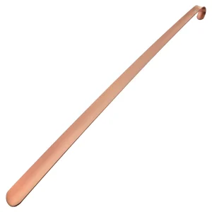 Household Stainless Steel Long Shoe Horn Brush Titanium Copper 70cm Shoehorn