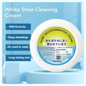Household White Shoes Cleaning Cream Multipurpose Shoes Whitening Cleaning Kit