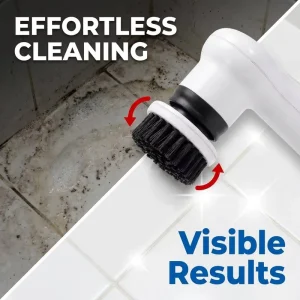 IPX6 Waterproof Rechargeable Electric Spin Scrubber 360 Rotation Sneaker Cleaner 3 Replaceable Heads Design for Shoe Cleaning