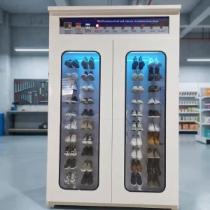 Industrial Shoe Drying Sanitizing Machine Commercial Electric Shoe Heater Dryer Deodorizer for 10 to 48 Pairs Capacity Use