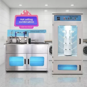 Industrial Shoe Washing and Drying Machine Commercial Sneakers Cleaner with High Temperature Sterilization Function