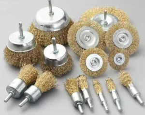 Industrial Twisted Carbon Steel Wire Polishing Brush Wheel DIY Grade OEM Customizable Bristle Length 1 For Flue