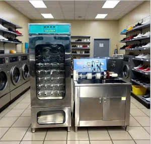 Industrial and Commercial Shoe Washer and Shoe Dryer Stainless Steel Electric Shoes Washer