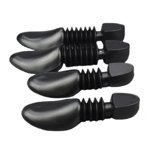 Inflatable Adjustable Black Plastic Shoe Trees