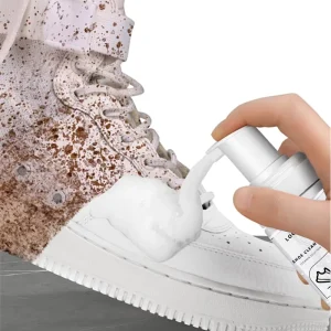Instant Shoe Cleaner Kit with Gentle Foam Cleaner and Brushes for Cleaning Sneakers and Leather Suede Shoes