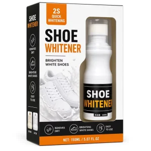 Instant Shoe Whitener Pen Portable White Sneaker Cleaning Gel Built in Sponge Head Removes Yellow Stains 120ml Private Label